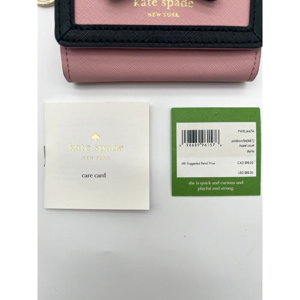 Kate Spade NWT Hazel Court, Darla Bow Wallet, $88 Retail - Picture 4 of 11